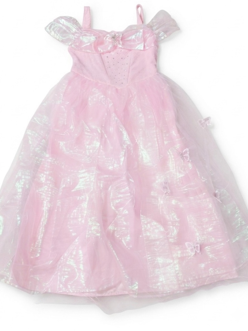 Fairytale by Pink & Violet Girls Dress Size 6X Pink Iridescent Princess